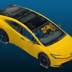 2026 Toyota Prius Nightshade vehicle Point Cloud Reference image
