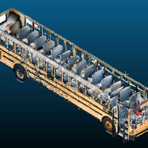 2008 IC PB305 School Bus vehicle Point Cloud Reference image