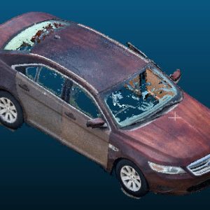 2012 Ford Taurus vehicle Point Cloud Reference image