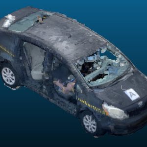 2014 Kia Rio vehicle Point Cloud Reference image