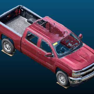 2017 Chevrolet Silverado 1500 vehicle Point Cloud Reference image