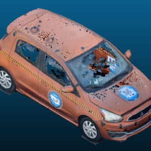 2017 Mitsubishi Mirage vehicle Point Cloud Reference image
