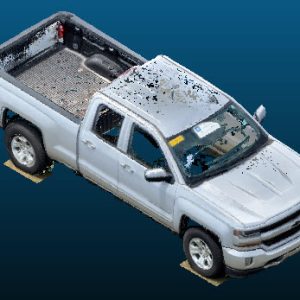 2018 Chevrolet Silverado 1500 vehicle Point Cloud Reference image
