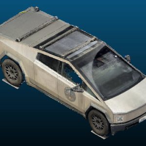 2024 Tesla Cybertruck vehicle Point Cloud Reference image
