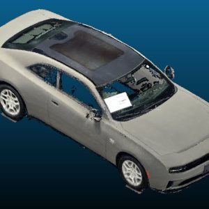2025 Dodge Charger vehicle Point Cloud Reference image