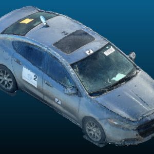 2013 Dodge Dart vehicle Point Cloud Reference image