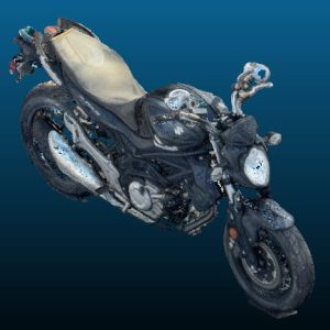 2013 Suzuki SFV650 Gladius vehicle Point Cloud Reference image