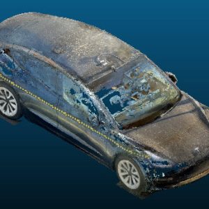 2022 Tesla Model 3 vehicle Point Cloud Reference image