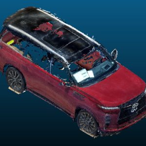 2026 Infiniti QX80 vehicle Point Cloud Reference image