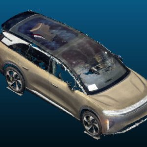 2026 Lucid Gravity vehicle Point Cloud Reference image
