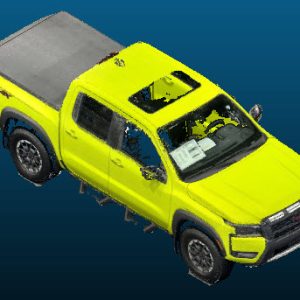 2026 Nissan Frontier vehicle Point Cloud Reference image