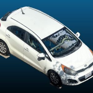 2013 Kia Rio5 4 door Hatchback Point Cloud Reference image