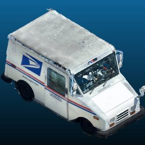 Grumman LLV vehicle Point Cloud Reference image