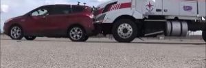 Volvo VNL Impacting Ford Escape rear end