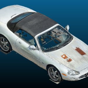 2001 Jaguar XK8 Convertible Point Cloud Reference image