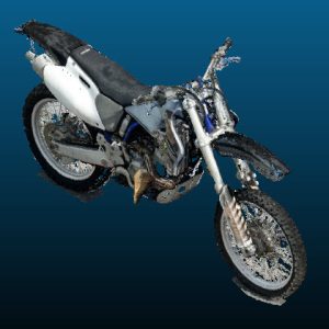 2001 Yamaha YZF426F motorcycle Point Cloud Reference image