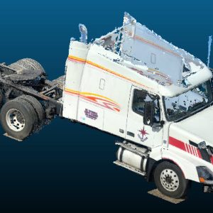 2009 Volvo VNL 6x4 Tractor Point Cloud Reference image