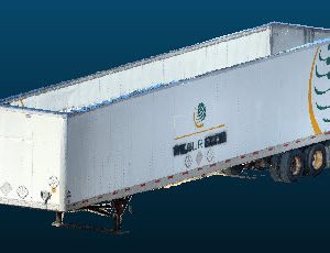 2013 Utility 53 foot Van Trailer Point Cloud Reference image