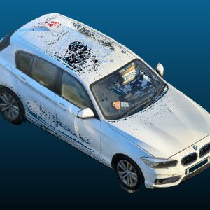 2015 BMW 118i 4 door Hatchback Point Cloud Reference image