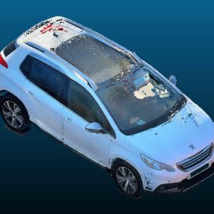 2015 Peugeot 2008 4 door SUV Point Cloud Reference image