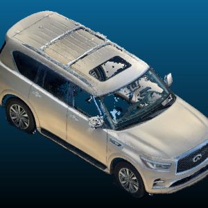 2020 Infiniti QX80 SUV Point Cloud Reference image